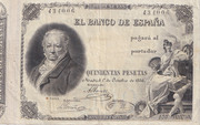 500 pesetas de 1886, ese gusanillo que tenemos los coleccionistas que no cesa.... 5001886an