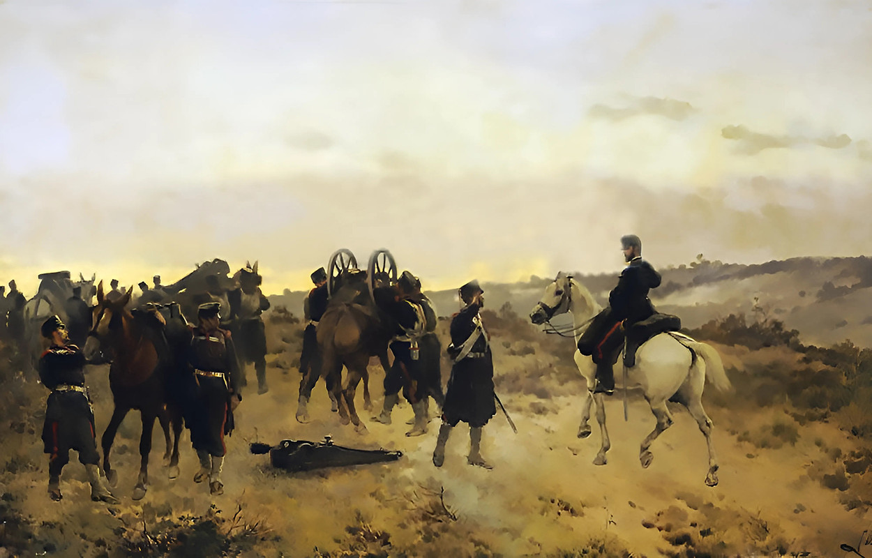 Carlista,Artillerioa de montaña,Ricardo Balaca 1876