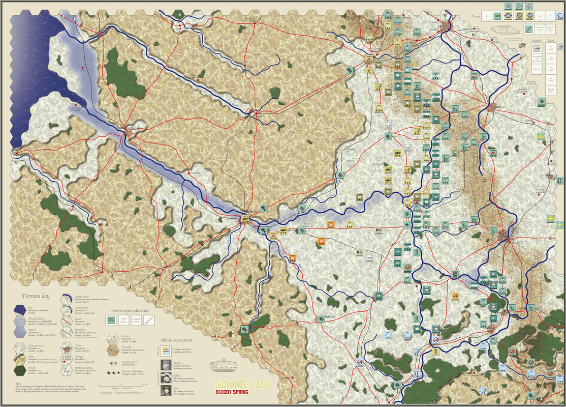 Somme 1918Map