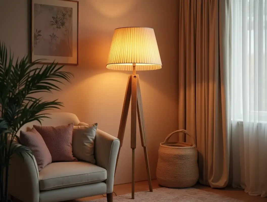 Торшер в интерьере