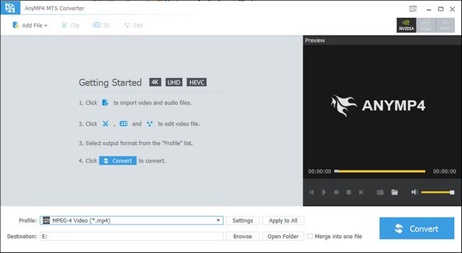 AnyMP4 MTS Converter v7.2.32