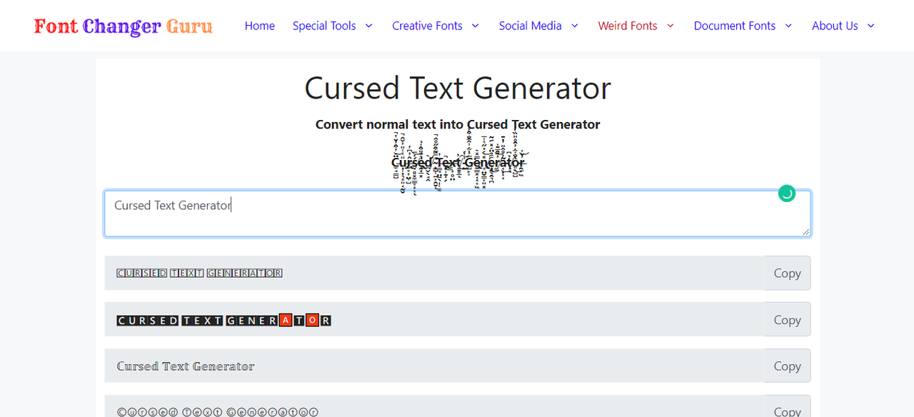 How to Use Cursed Text Generator To Make Creepy Text - The Express Wire