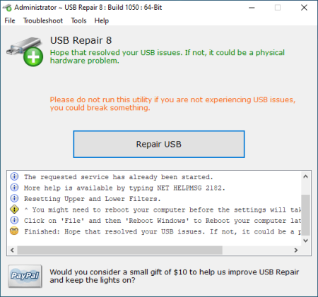 USB Repair 8.0.3.1069 Multilingual