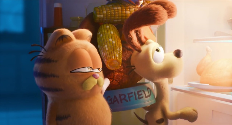 The Garfield Movie 2024 WebRip [Telugu + English] 480p, 720p ESub Screenshot