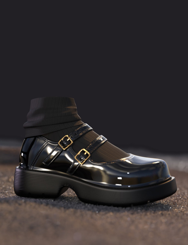 SU Cute Dress Shoe for Genesis 8 , 8.1, and 9