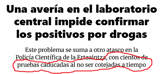 La avería que perdona miles de multas por drogas
