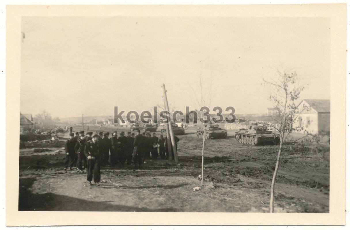 Panzer Kolonne Kampfwagen III Panzermänner Balka