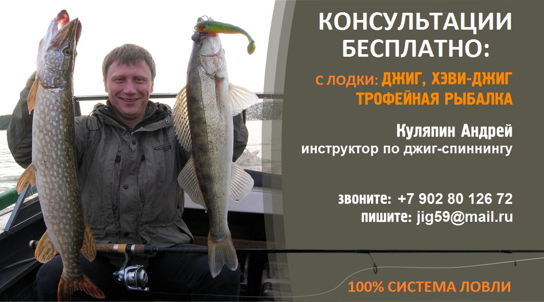 3 Визитка_Куляпин Андрей джиг - 100% СИСТЕМА джиг спиннинг рыбал