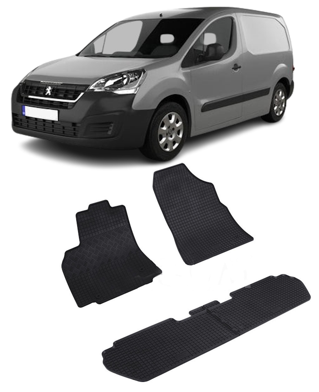 Set 4 covorase Peugeot Partner 5M 2008- Packet Child2018, din cauciuc 100%, compatibile cu autoturismul PEUGEOT Partner