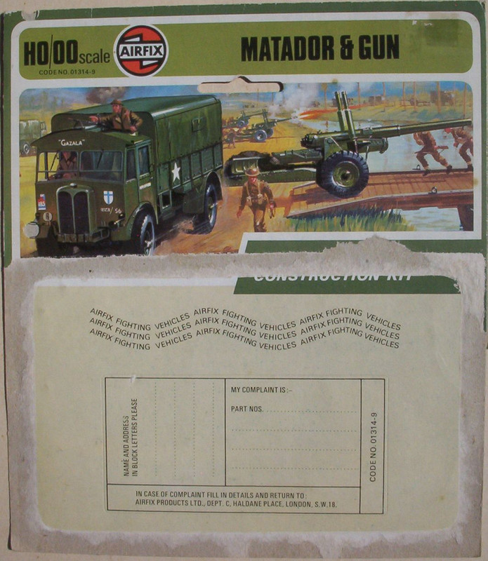 Airfix 76 Matador & Gun T4 Header
