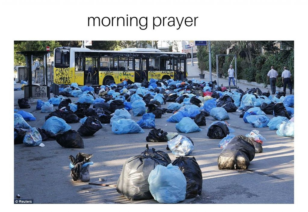 Last one here (Humor) before I go on a weeklong trip Morning-prayer