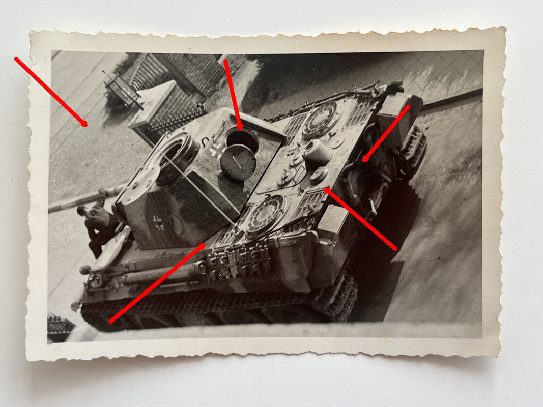 Foto, Panther für Normandie, Ardennen Einsatz, Panzer V, Besatzung, HAMMER