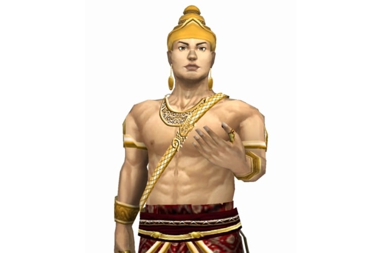 Ilustrasi gambar Raja Balaputradewa dari Kerajaan Sriwijaya
