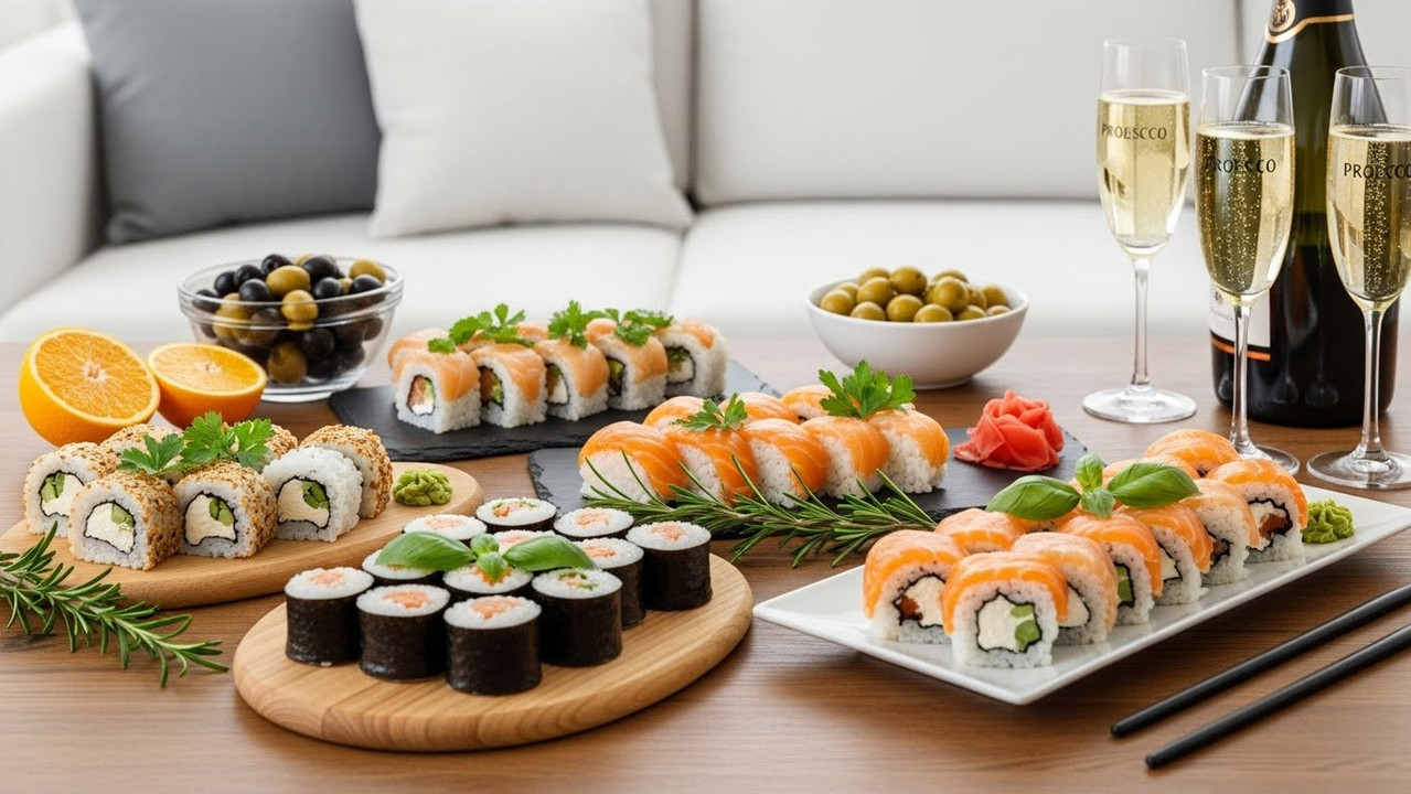 Вкусные суши роллы