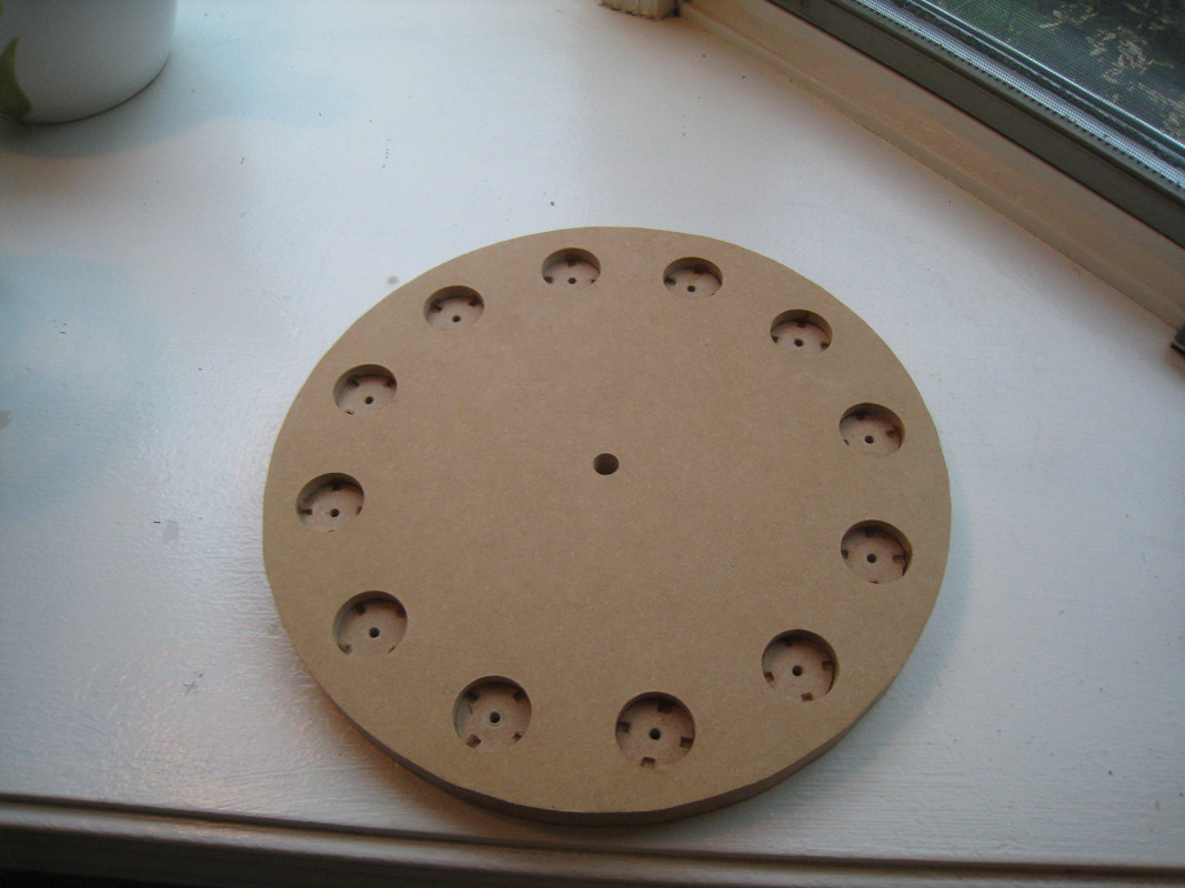 rotor with magnet spacers secured in place