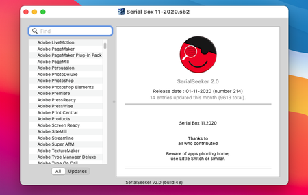 Serial Box Dec.2020 macOS