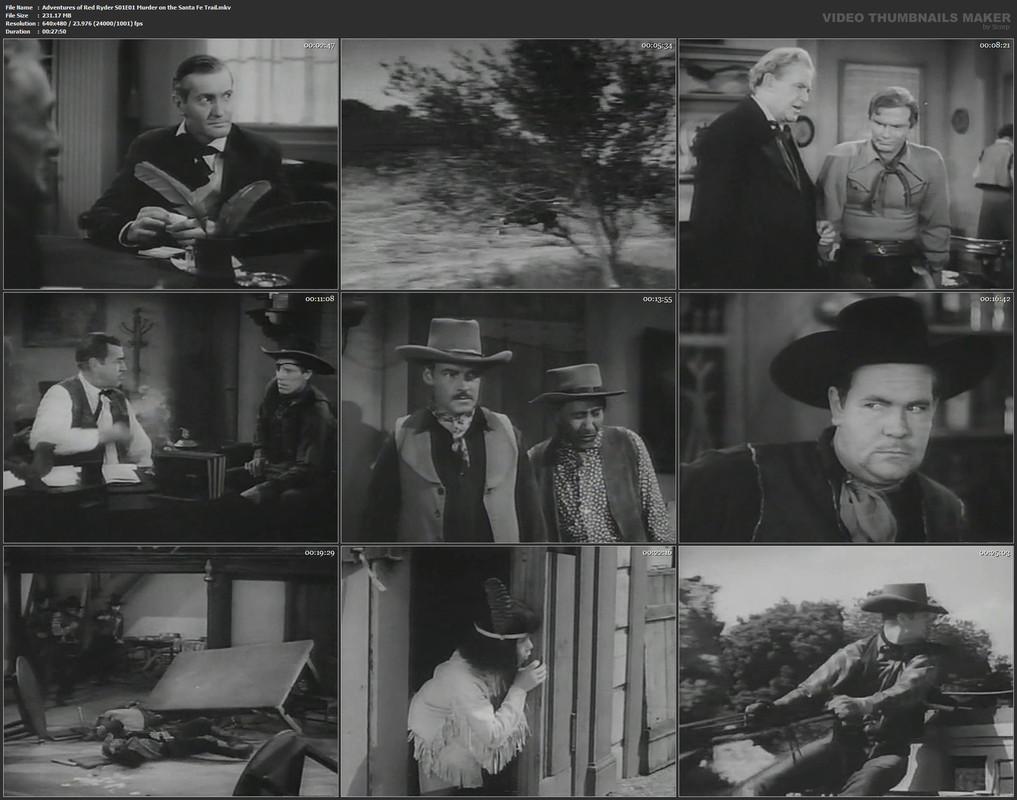 Adventures of Red Ryder S01E01 Murder on the Santa Fe Trail.mkv