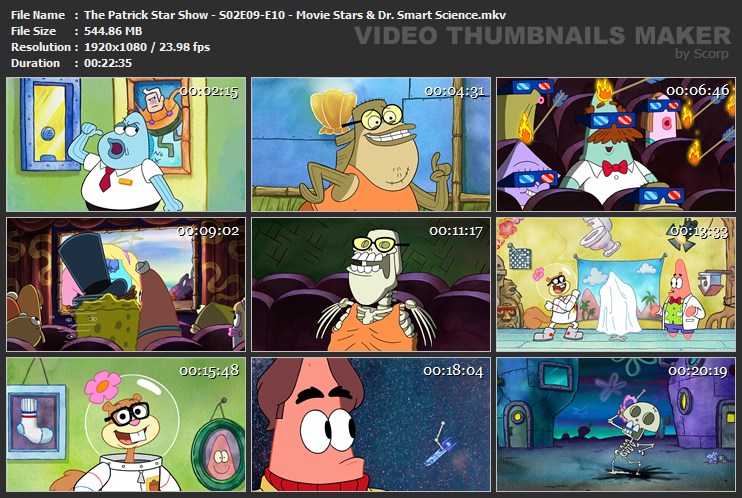 The Patrick Star Show - S02E09-E10 - Movie Stars & Dr. Smart Science.mkv