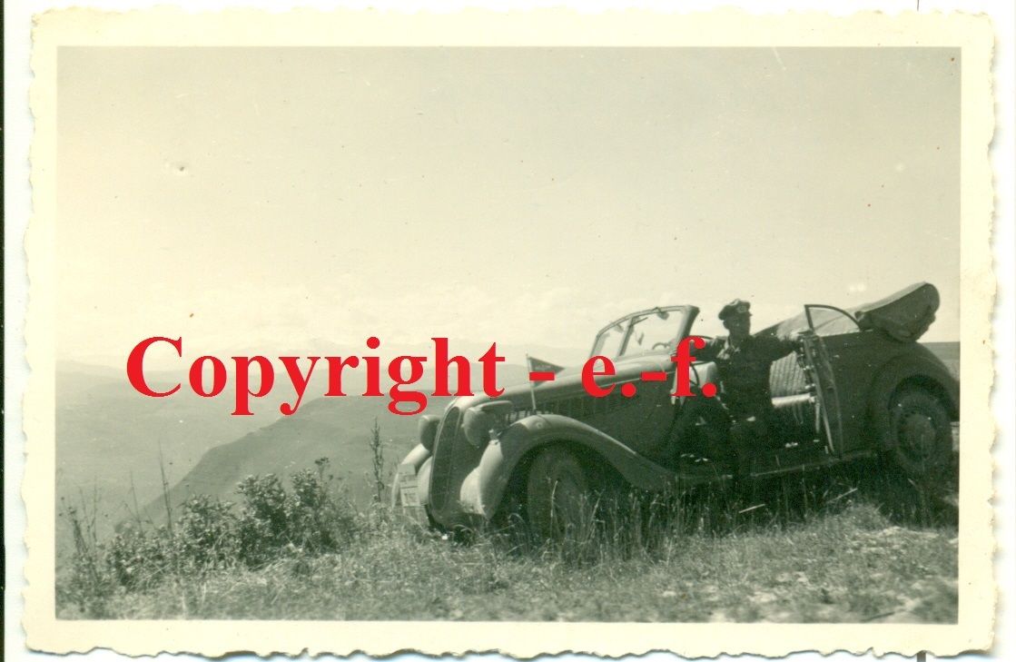 KÜBELWAGEN - TOP-SELTEN - Stander  Nummernschild