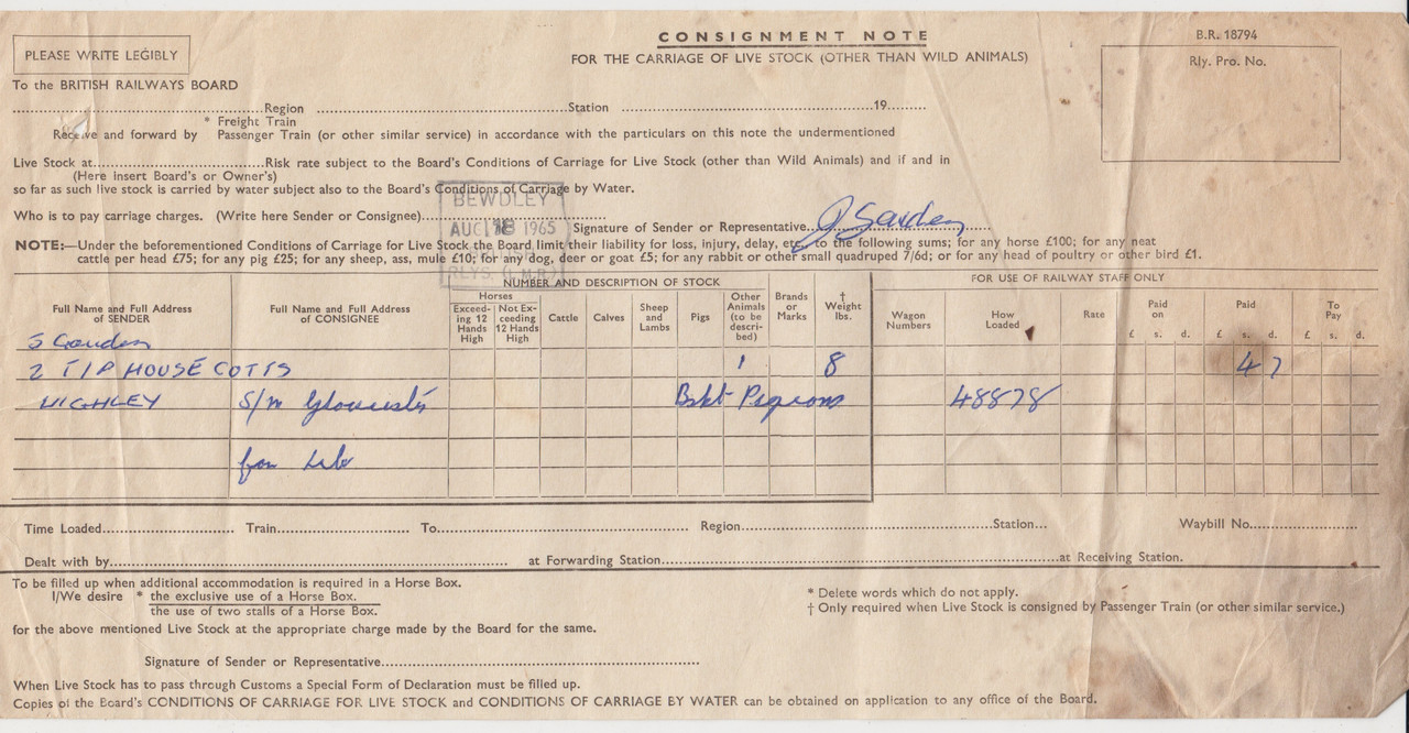 Bewdley Consignment Notes (31)