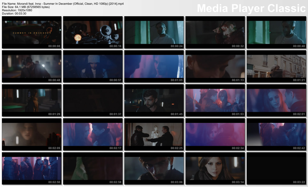 Morandi feat. Inna - Summer In December (Official, Clean, HD 1080p) [2014]