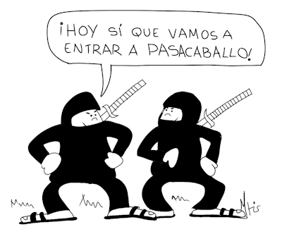 Pasacaballos-ninja