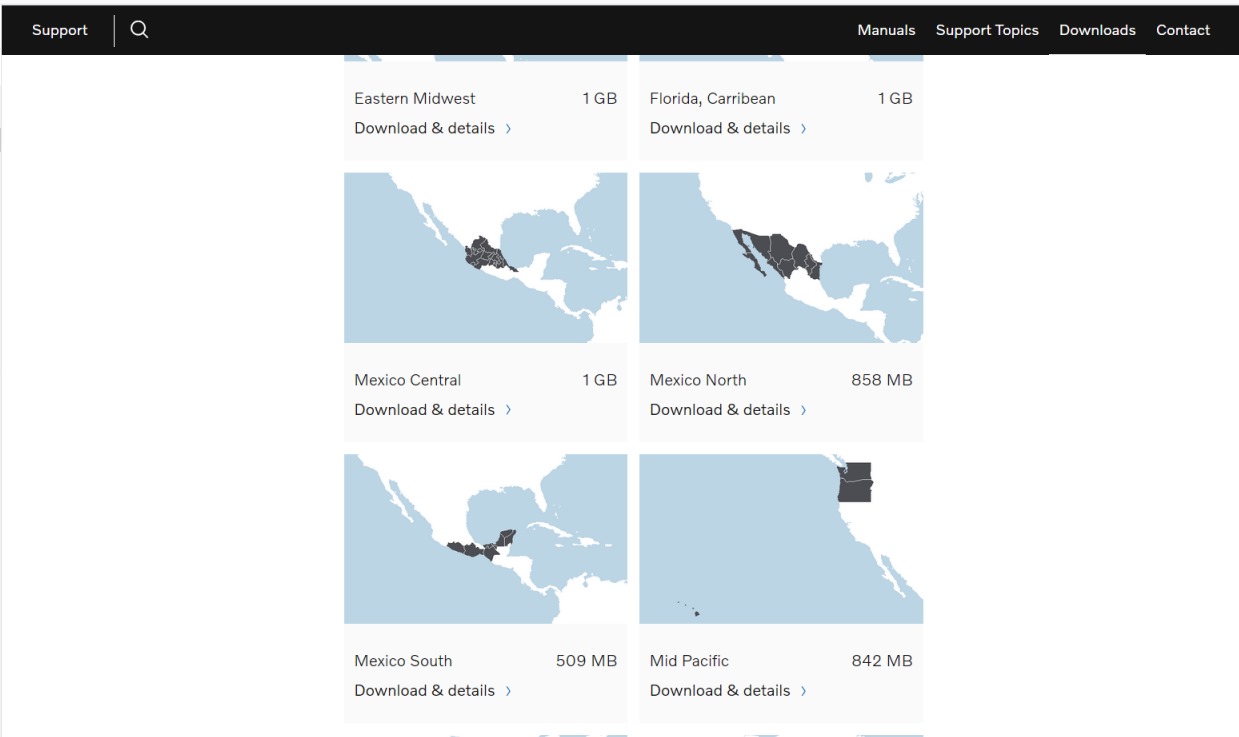 Volvo download maps