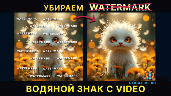 Удаляем водяные знаки с видео в ComfyUI