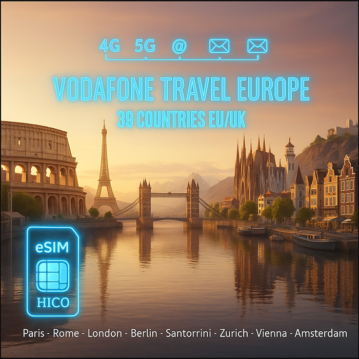 Hướng dẫn cài đặt eSIM Vodafone Travel HICO