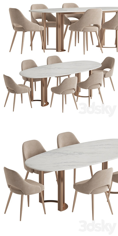 Hudkoff Lord Aero chair Dining set