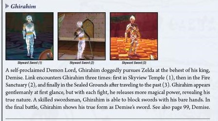 Ghirahim is a skilled swordsman