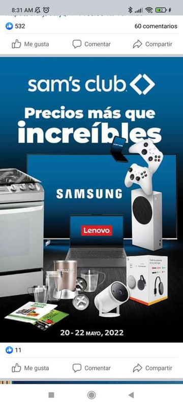 Sam's Club: Folleto Preventa Hot Sale 