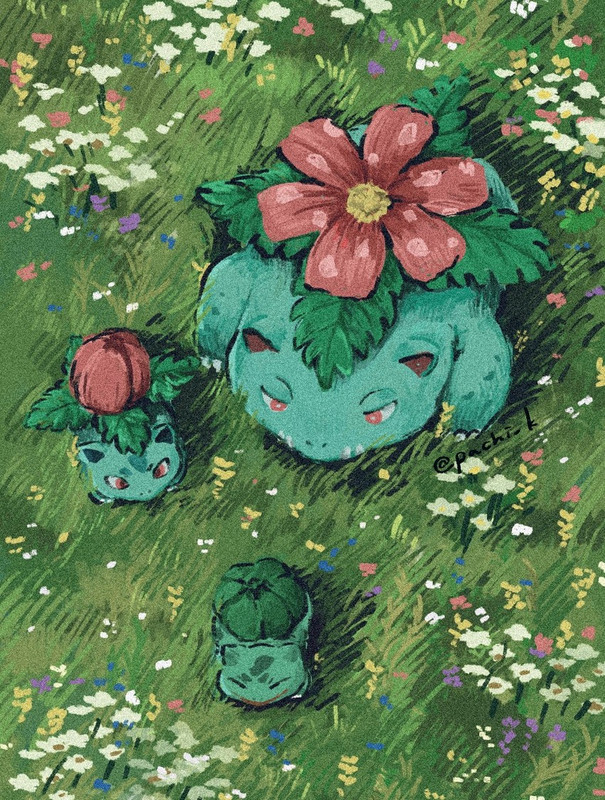bulbasaur-venusaur-and-ivysaur-pokemon-d
