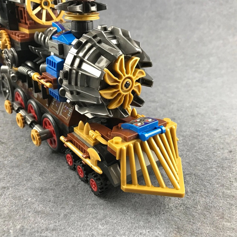 lego steampunk train
