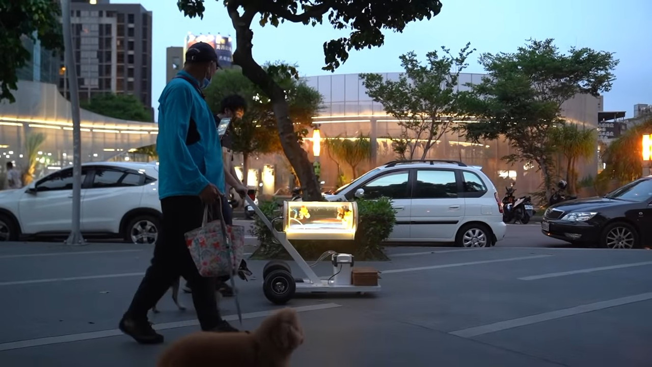 Crea pecera para pasar a su pez y ahora es toda una sensación