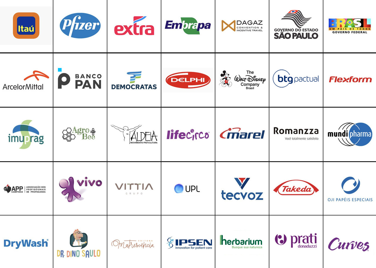 Marcas atendidas pela Rentalpix