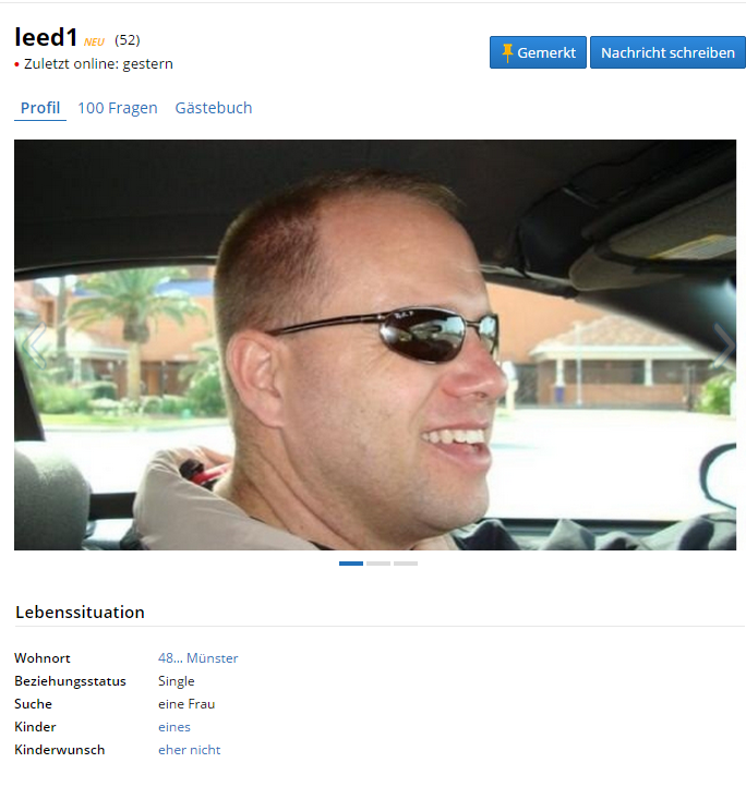 Win auf Finya Profil Titel