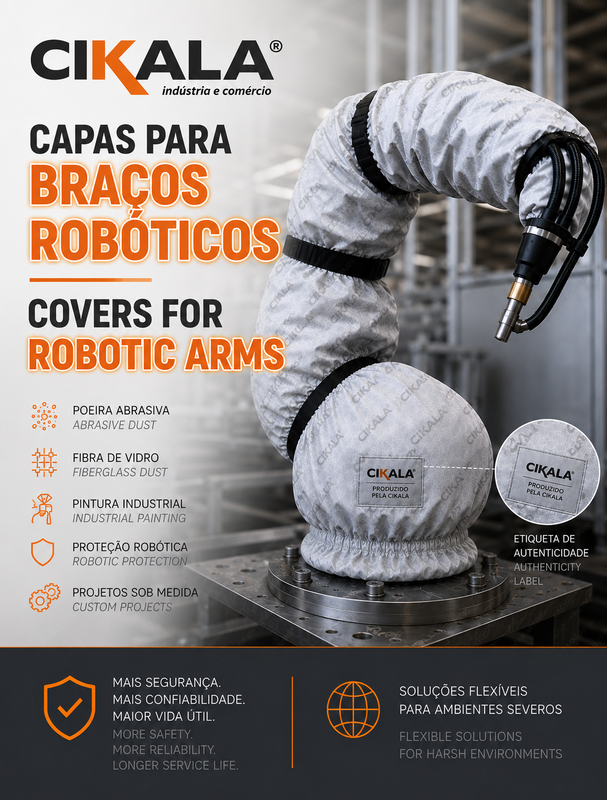 Solução industrial para proteção de robôs e aumento de produtividade
