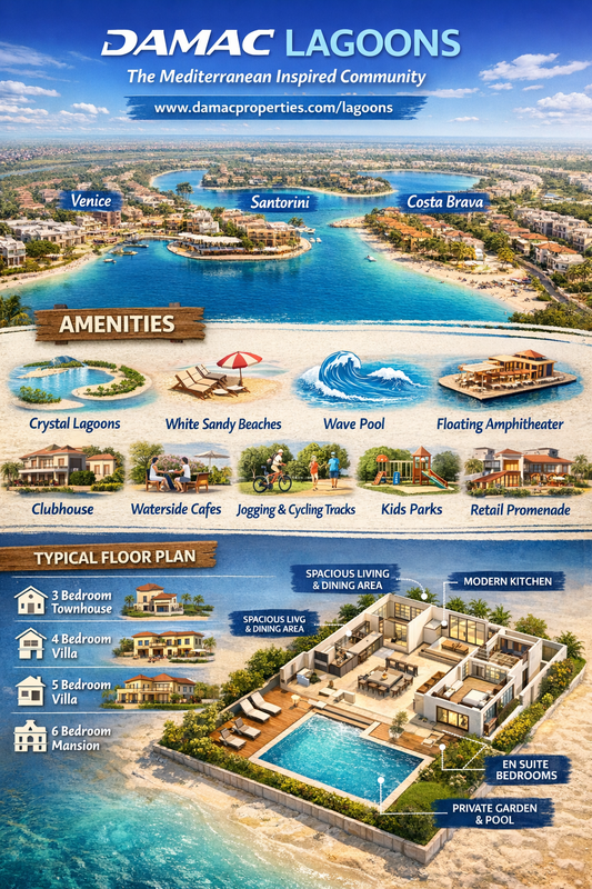 Damac Lagoons Villas Townhouses in Dubai