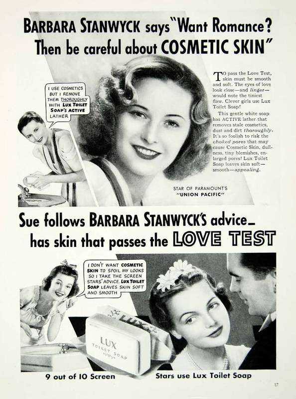 barbara stanwyck lux soap 1939