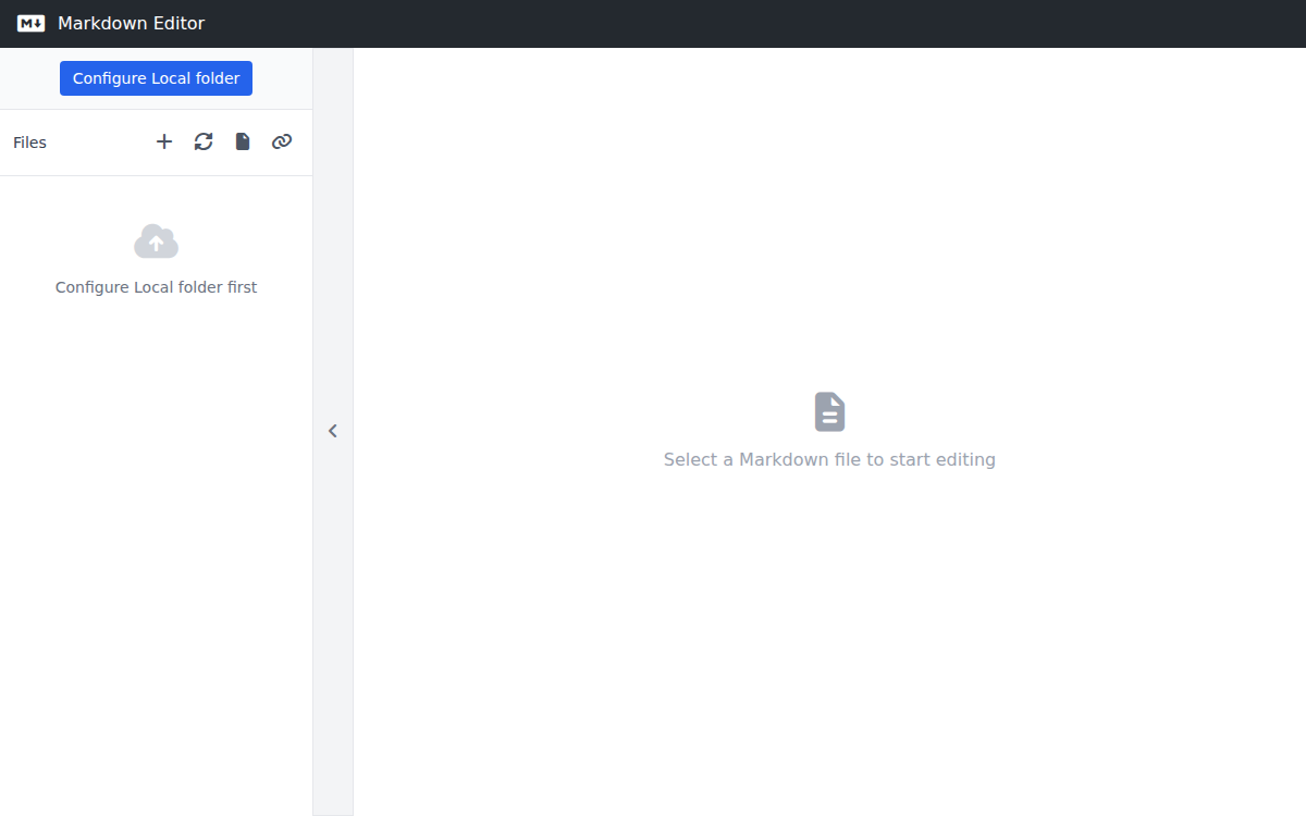 Markdown editor