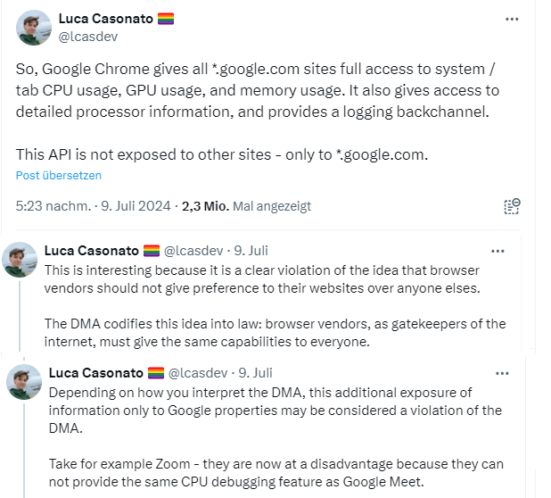  Luca Cason on Google Chrome spy features