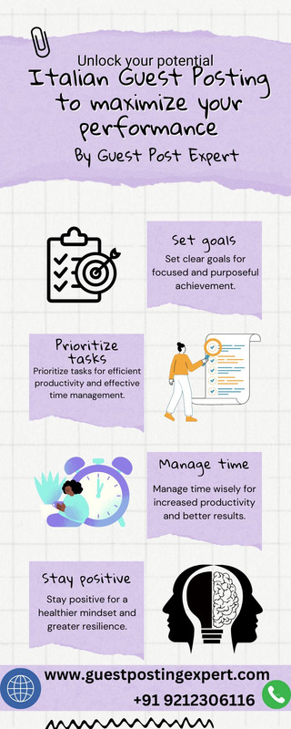 Unlock your potential Italian Guest Posting to maximize your performance