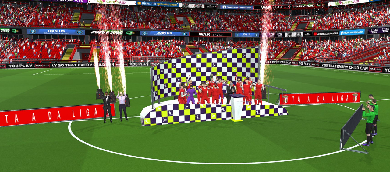 Festejos taça da Liga