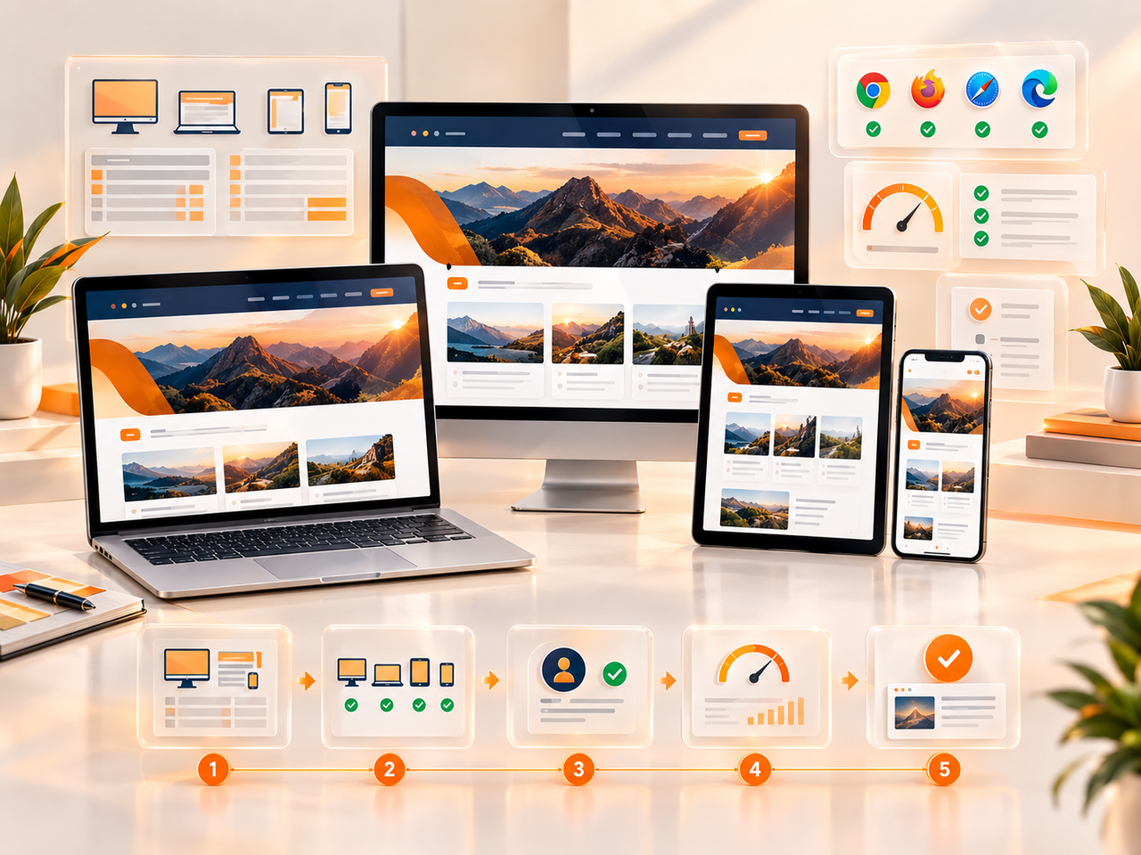 Responsive Website Development and Testing