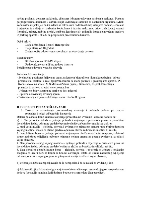 Javni oglas za prijem u radni odnos page 0003