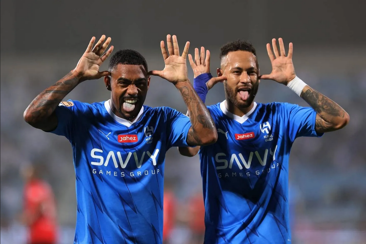 Neymar debuta con asistencia en goleada del Al Hilal 6-1 al Al Riyadh (Video)