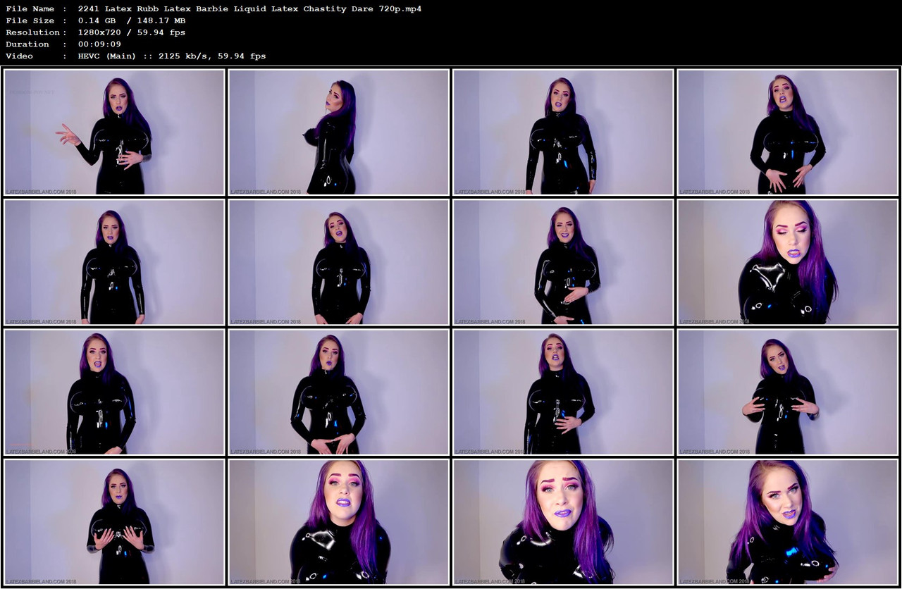 2241 Latex Rubb Latex Barbie Liquid Latex Chastity Dare 720p mp4