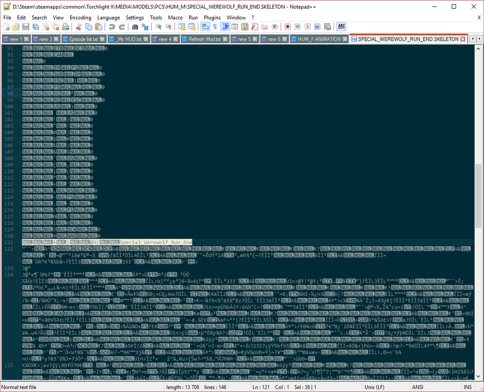 TL2 skeleton file