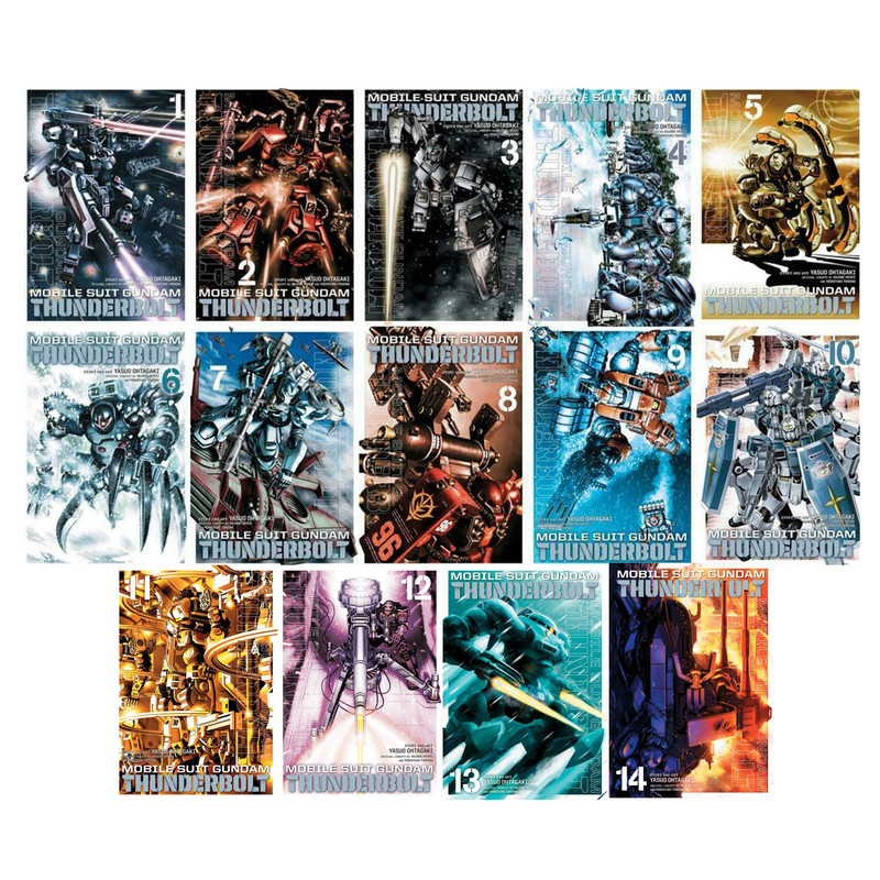 Mobile Suit Gundam Thunderbolt English Manga By Yasuo Ohtagaki Set Of Books 1 14